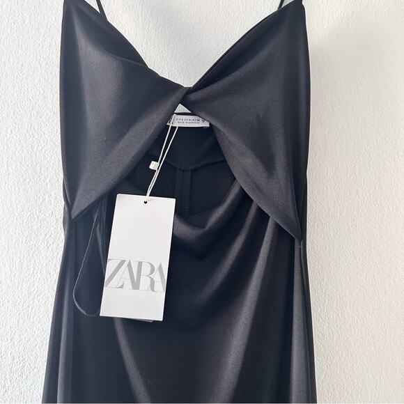NWT ZARA GATHERED DRESS - Picture 9 of 13